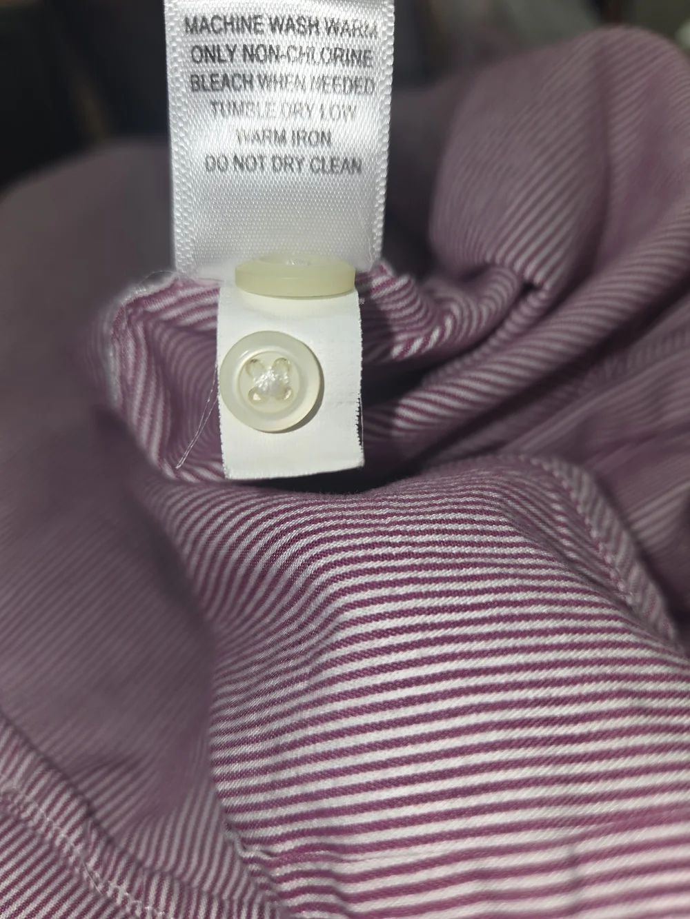Banana Republic Men's Red Striped Dress Shirt - Classic Button-Up - XL